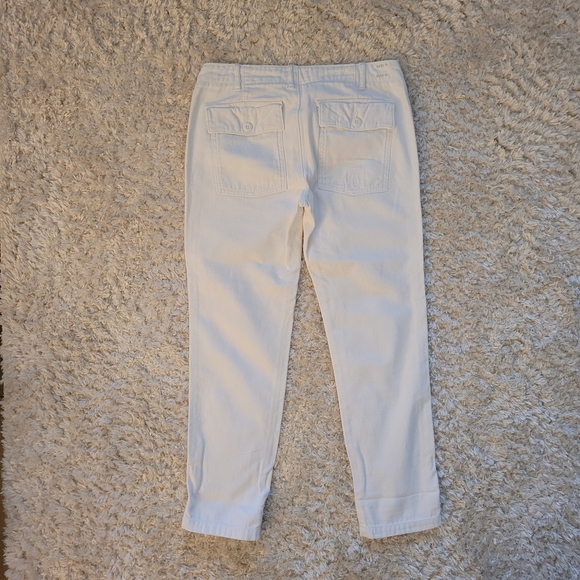 AE Outfitters White Denim/Cotton hip-hugger Pants - Picture 2 of 9
